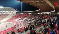Puni se polako severna tribina najvernijim navijačima Crvene zvezde