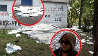Katastrofa: Pada fasada za zgrade na Labudovom brdu i to baš na ulazu u stambeni objekat