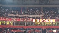 Odjekivala je Arena: Delije podigle transparent pordške Srbima na Kosovu posle današnjih događaja