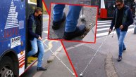 Gledali smo kako čovek šeta s belim štapom, postoji razlog zašto mu nismo pomogli