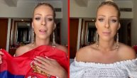 Valentina u videu grli srpsku zastavu i poručuje: Predstavnice Albanije i tzv. Kosova su mi smestile