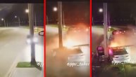 Pri punoj brzini pravo u banderu: Stravičan udes pred očima policije