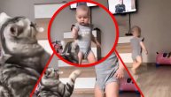 Ovo morate da pogledate: Kad se beba i mače raspravljaju sve gori od slatkoće