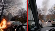 Zapalio se automobil kod Topčiderskog parka: Dim kulja na sve strane