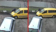 Lažirao gaženje: Čovek se zaleteo i bacio na kombi u nameri da izvuče odštetu