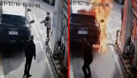 Jeziva scena na benzinskoj pumpi: Zapalio rezervoar, dok je žena vozač još bila unutra