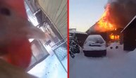 Malo je falilo da kuku-riknu: Spasavanje kokoški iz zapaljenog kokošinjca