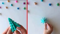 Napravite božićnu jelkicu od papira: Kroz samo par koraka, do preslatkog ukrasa