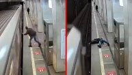 Pijanima Bog zaista pomaže: Posrnu na stanici i glavom udario u vagon metroa u pokretu