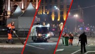 Ekipe Gradske čistoće punom parom čićiste ulice posle dočeka