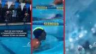 Završila u bazenu, dok traje trka: Ambiciozna majka se previše unela pored sina