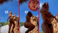 Larisa Rikelme diže temperaturu u Novoj godini: U mini bikiniju se uvija i trese pozadinom