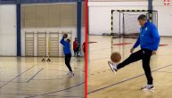 Majstor je majstor, bez obzira koji je sport: Neviđeni snimak Piksija kako cepa mrežicu, ali na košu
