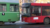 Sudar GSP autobusa i tramvaja kod Železničkog mosta