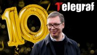 Aleksandar Vučić: Rođendanska čestitka portalu Telegraf.rs
