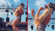 Karleuša zaljuljala Dubai svojim kukovima: Bezobrazno dubok šlic u prvom planu