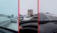 Sneg okovao Srbiju: Saobraćaj se jedva odvija, pogledajte muke vozača
