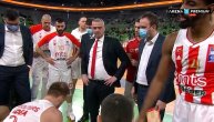 Radonjić besan na igrače Zvezde, izgovorio je samo jednu rečenicu na tajm-autu