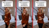 Ne veruju joj da je u 7. mesecu: Kad joj vidite stomak ne biste pomislili da je trudna uopšte