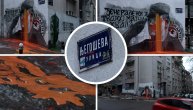 Prefarbani Draža i Mladić, slivaju se farbe sa murala na Vračaru