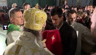 Patrijarh pričestio Đokovića u Hramu svetog Save: Novak uživao u druženju s decom za školsku slavu
