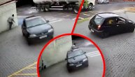 Sekund ga delio od smrti: Izbegao auto van kotrole koji udara u zid