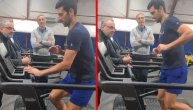 Hit trening Novaka Đokovića: Umire od smeha i zahuktan se sprema za nove izazove