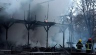 Dramatične scene gašenja požara: Izgoreo ceo restoran na Adi Ciganliji