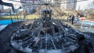 Tokom noći izgoreo luna park u Žarkovu: Sumnja se da je požar podmetnut