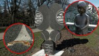 Ovako izgleda spomenik Milici Rakić, koji je oskrnavljen pre dva dana