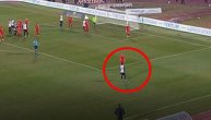 Fudbaler ostao bez broja na dresu na meču Partizan - Radnički: Sudija video tek posle nekog vremena