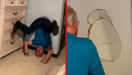 Pokazao da ima maštu deteta: Ulubio zid i napravio štetu pa je sanirao na genijalan način