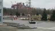 Ruska vojska ušla u Černobilj: Tenkovi ispred sarkofaga koji čuva ostatke reaktora broj 4