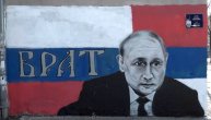 Na Vračaru osvanuo mural sa likom Vladimira Putina uz natpis: "brat"