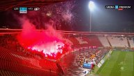 Bakljada i vatromet navijača za 77. rođendan Zvezde