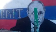 Mural Vladimira Putina ponovo ruiniran: Velika zelena fleka preko lica