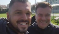 Hvala, šefe: Božinov posetio trening Partizana, srdačan pozdrav sa Stanojevićem