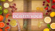 Kako da pravilno i brzo očistite voće