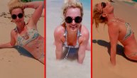 Britni Spirs se razgolitila na plaži, skinula je i brus