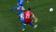 Fudbaler Metalca u džudo stilu počistio igrača Napretka, a onda je nastala tuča na terenu