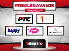 ŠTA JE NA PROGRAMU TV ARENA: Pregledavanje za subotu, 16. april 2022. godine