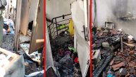 Ovako izgleda unutrašnjost jednog od stanova koji je progutala vatra na Karaburmi