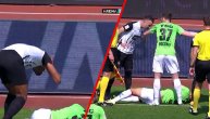 Tenzije na Stadionu Partizana: Izrevolitarni Rikardo umalo udario igrača TSC, Natho zagrmeo