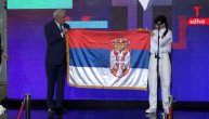 Dragan Bujošević uručio Konstrakti zastavu Srbije pred polazak u Torino na Evroviziju