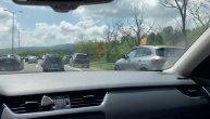 Snimili smo jedno "čukanje" koje je dodatno usporilo saobraćaj