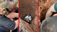 Spasavanje terijera koji je 4 dana bio živ zakopan: Zečija rupa mu se obrušila na glavu