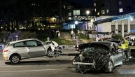 Prvi snimak sa lica mesta lančanog sudara u Bulevaru oslobođenja: Dve osobe povređene