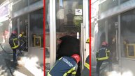 Požar u knjižari u Kneza Miloša: Vatrogasci probijali ulaz i upali u oblak dima