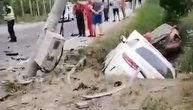 Stravičan sudar kod Aranđelovca: Učestvovalo 5 vozila, dva završila u kanalu