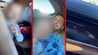 Darko Lazić srlja iz gluposti u glupost: Vozi odvezano dete na prednjem sedištu